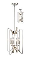 Z-Lite Marsala 4-Light Pendant Light In Brushed Nickel