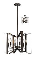 Z-Lite Marsala 6-Light Pendant Light In Bronze