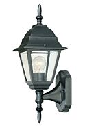 Builder's Choice 1-Light Wall Sconce in Matte Black