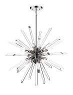 Z-Lite Burst 8-Light Chandelier In Chrome