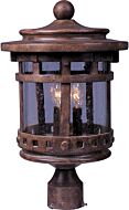 Maxim Lighting Santa Barbara VX 3 Lt 16 Inch Outdoor Post Mt, Copper