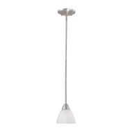 Tia 1-Light Mini Pendant in Matte Nickel