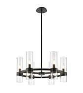 Z-Lite Datus 6-Light Chandelier In Matte Black