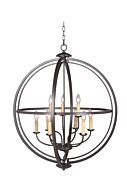 Craftmade Berkeley 9 Light 30 Inch Foyer Light in Espresso