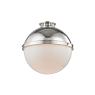 Hudson Valley Latham Ceiling Light in Polished Nickel