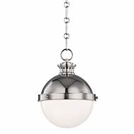 Hudson Valley Latham Mini Pendant in Polished Nickel