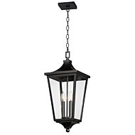 Sutton Place VX 2-Light Outdoor Hanging Lantern in Black