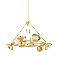 Oraibi 6-Light Chandelier in Vintage Brass