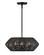 Hinkley Luca 3-Light Chandelier In Black*