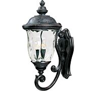 Maxim Carriage House 26.5 Inch 3 Light Outdoor Wall Mount in Oriental Bronze