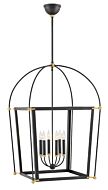 Hinkley Selby 6-Light Chandelier In Black