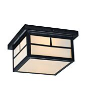 Maxim Lighting Coldwater 2 Light 2 Light Outdoor Flush Mount in Black