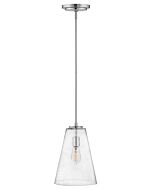 Hinkley Vance 1-Light Pendant In Polished Nickel