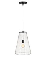 Hinkley Vance 1-Light Pendant In Satin Black