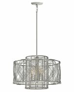 Hinkley Nikko 4-Light Pendant In Light Ashwood