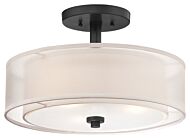 Minka Lavery Parsons Studio 3 Light Ceiling Light in Sand Coal