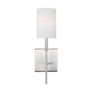 Foxdale One Light Bath Vanity in Brushed Nickel by Visual Comfort Studio