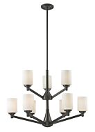 Z-Lite Montego 9-Light Chandelier In Coppery Bronze