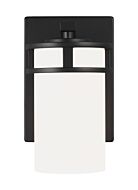 Robie 1-Light Bathroom Vanity Light Sconce in Midnight Black