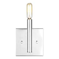 Vector 1-Light Bathroom Vanity Light Sconce in Chrome