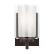 Elmwood Park 1-Light Bathroom Vanity Light Sconce in Bronze