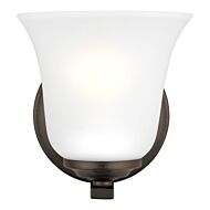 Emmons 1-Light Bathroom Vanity Light Sconce in Bronze