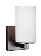 Sea Gull Hettinger 8 Inch Wall Sconce in Bronze