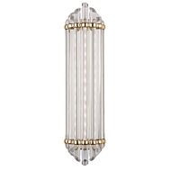 Hudson Valley Albion 7 Inch Bathroom Vanity Light in Aged Brass