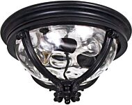 Maxim Lighting Camden VX 3 Lt 8.5 Inch Outdoor Ceiling Mt,Black