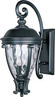 Maxim Lighting Camden VX 3 Lt 29 Inch Outdoor Wall Lt. in Black