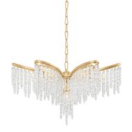 Pandora 5-Light Chandelier in Gold Leaf