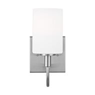 Oak Moore LED Bath Wall Sconce in Brushed Nickel by Visual Comfort Studio