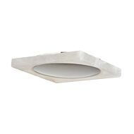 Hamel LED Flush Mount in Burnished Nickel by Corbett Lighting