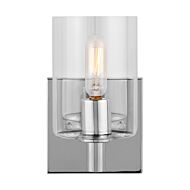 Fullton 1-Light Bathroom Vanity Light in Chrome