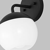 Alvin 1-Light LED Bathroom Vanity Light in Midnight Black