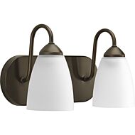 Gather 2-Light Bathroom Vanity Light in Antique Bronze