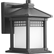 Merit 1-Light Wall Lantern in Black