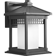 Merit 1-Light Wall Lantern in Black