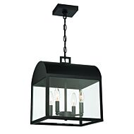 Eurofase Soyar 4 Light Pendant in Black