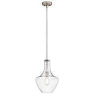 Everly 1-Light Pendant in Brushed Nickel