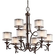 Kichler Lacey 9 Light 34 Inch Chandelier in Mission Bronze