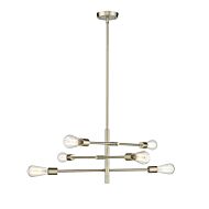 Decco 6-Light Pendant in Modern Gold