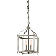 Kichler Larkin Hanging Lantern Pendant in Brushed Nickel