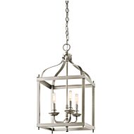 Kichler Larkin 3 Light Foyer Pendant in Brushed Nickel