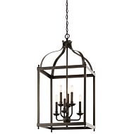 Kichler Larkin 6 Light Foyer Pendant in Olde Bronze