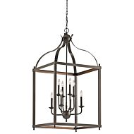 Kichler Larkin 8 Light Chandelier in Olde Bronze