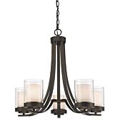 Z-Lite Willow 5-Light Chandelier In Olde Bronze