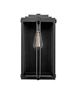 Oakland 1-Light Outdoor Wall Sconce in Powder Coated Black