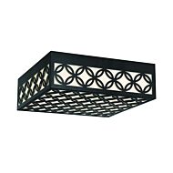 Eurofase Clover 1 Light Ceiling Light in Black