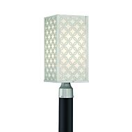 Eurofase Clover 1 Light Outdoor Light in Silver